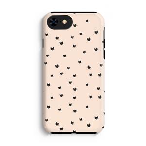 CaseCompany Kleine kattenkopjes: iPhone 8 Tough Case