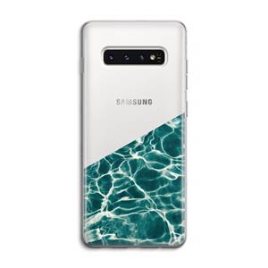 CaseCompany Weerkaatsing water: Samsung Galaxy S10 4G Transparant Hoesje