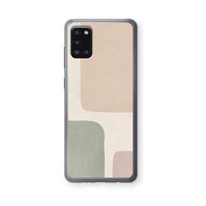 CaseCompany Geo #7: Samsung Galaxy A31 Transparant Hoesje