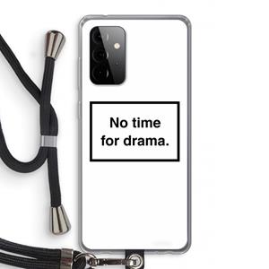 CaseCompany No drama: Samsung Galaxy A72 5G Transparant Hoesje met koord