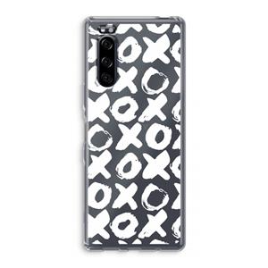 CaseCompany XOXO: Sony Xperia 5 Transparant Hoesje