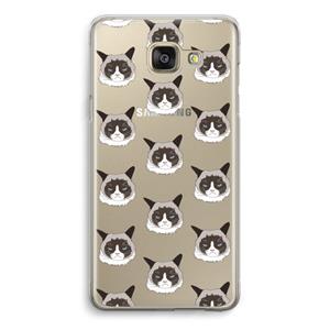 CaseCompany It's a Purrr Case: Samsung Galaxy A5 (2016) Transparant Hoesje