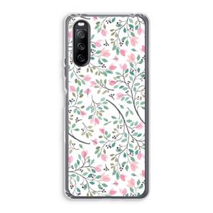 CaseCompany Sierlijke bloemen: Sony Xperia 10 III Transparant Hoesje