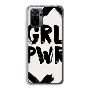 CaseCompany Girl Power #2: Xiaomi Redmi Note 10 Pro Transparant Hoesje