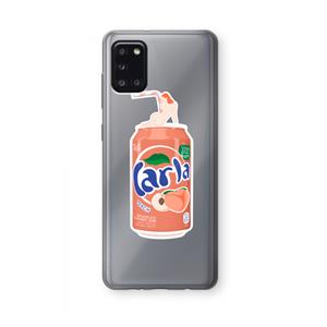 CaseCompany S(peach)less: Samsung Galaxy A31 Transparant Hoesje