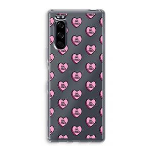 CaseCompany GIRL POWER: Sony Xperia 5 Transparant Hoesje