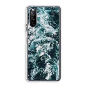 CaseCompany Zee golf: Sony Xperia 10 III Transparant Hoesje