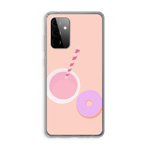 CaseCompany Donut: Samsung Galaxy A72 Transparant Hoesje