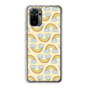 CaseCompany Regenboog: Xiaomi Redmi Note 10 Pro Transparant Hoesje