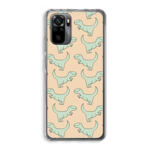 CaseCompany Dinos: Xiaomi Redmi Note 10 Pro Transparant Hoesje