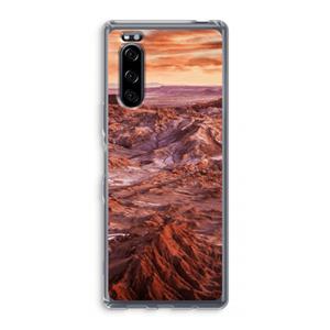 CaseCompany Mars: Sony Xperia 5 Transparant Hoesje