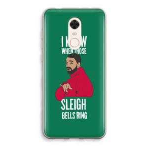 CaseCompany Sleigh Bells Ring: Xiaomi Redmi 5 Transparant Hoesje