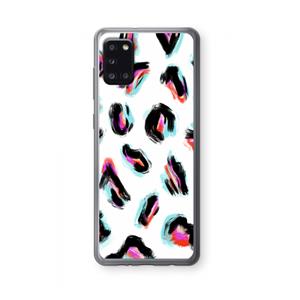CaseCompany Cheetah color: Samsung Galaxy A31 Transparant Hoesje