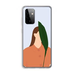 CaseCompany Leaf: Samsung Galaxy A72 Transparant Hoesje