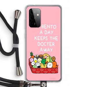 CaseCompany Bento a day: Samsung Galaxy A72 5G Transparant Hoesje met koord