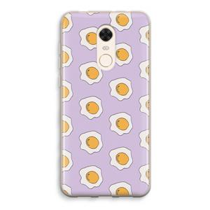 CaseCompany Bacon to my eggs #1: Xiaomi Redmi 5 Transparant Hoesje