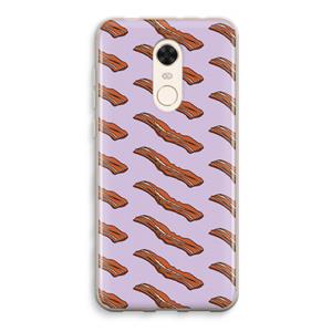 CaseCompany Bacon to my eggs #2: Xiaomi Redmi 5 Transparant Hoesje