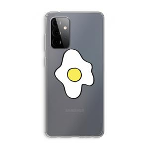 CaseCompany Spiegelei: Samsung Galaxy A72 Transparant Hoesje