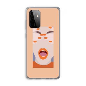 CaseCompany Surprise: Samsung Galaxy A72 Transparant Hoesje