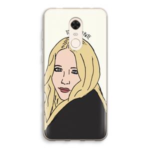 CaseCompany Mary Kate: Xiaomi Redmi 5 Transparant Hoesje