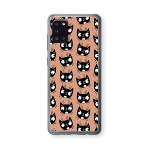 CaseCompany Kat: Samsung Galaxy A31 Transparant Hoesje
