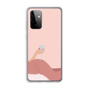 CaseCompany Wine: Samsung Galaxy A72 Transparant Hoesje