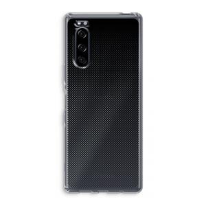 CaseCompany Musketon Halftone: Sony Xperia 5 Transparant Hoesje