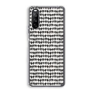 CaseCompany Crazy shapes: Sony Xperia 10 III Transparant Hoesje