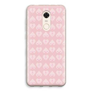 CaseCompany Ass 'n Titties: Xiaomi Redmi 5 Transparant Hoesje