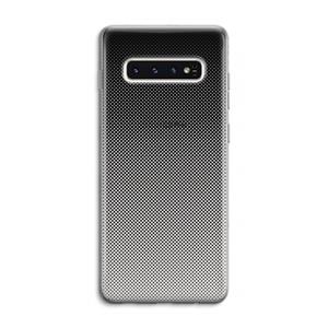 CaseCompany Musketon Halftone: Samsung Galaxy S10 4G Transparant Hoesje
