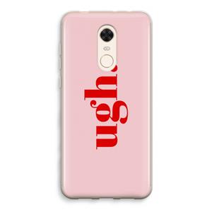 CaseCompany Ugh: Xiaomi Redmi 5 Transparant Hoesje