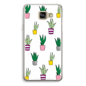 CaseCompany Sanseveria: Samsung Galaxy A5 (2016) Transparant Hoesje