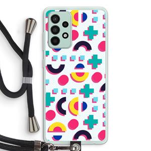 CaseCompany 8-bit N°2: Samsung Galaxy A52s 5G Transparant Hoesje met koord