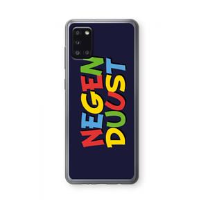 CaseCompany 90's One: Samsung Galaxy A31 Transparant Hoesje