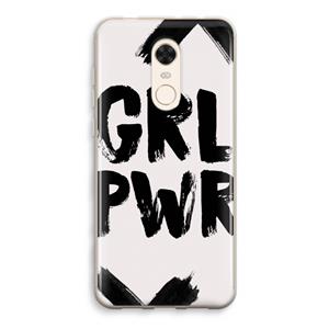 CaseCompany Girl Power #2: Xiaomi Redmi 5 Transparant Hoesje