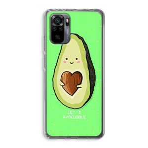 CaseCompany Avocuddle: Xiaomi Redmi Note 10 Pro Transparant Hoesje