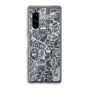 CaseCompany Vexx City #2: Sony Xperia 5 Transparant Hoesje