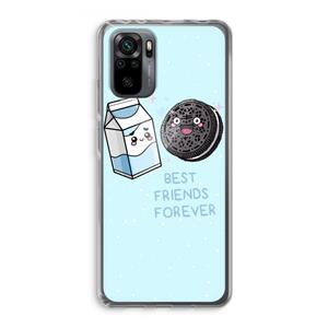 CaseCompany Best Friend Forever: Xiaomi Redmi Note 10 Pro Transparant Hoesje
