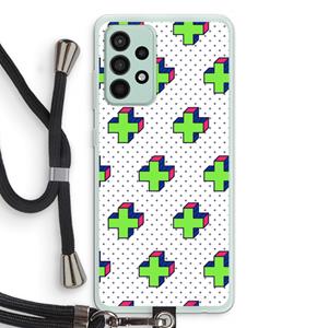 CaseCompany 8-bit N°10: Samsung Galaxy A52s 5G Transparant Hoesje met koord