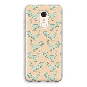 CaseCompany Dinos: Xiaomi Redmi 5 Transparant Hoesje