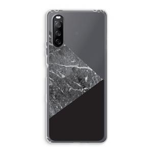 CaseCompany Combinatie marmer: Sony Xperia 10 III Transparant Hoesje