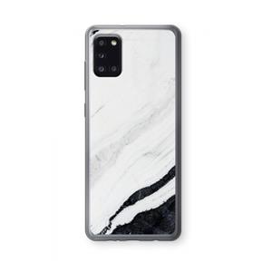 CaseCompany Elegante marmer: Samsung Galaxy A31 Transparant Hoesje