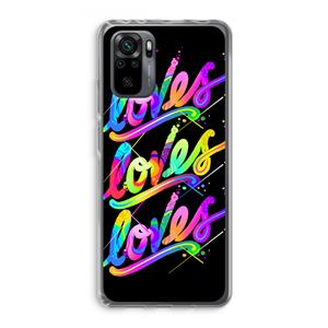 CaseCompany Loves: Xiaomi Redmi Note 10 Pro Transparant Hoesje