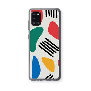 CaseCompany Illustratieve pop 1: Samsung Galaxy A31 Transparant Hoesje