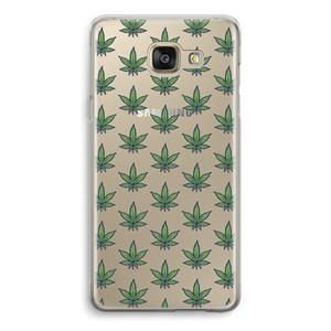 CaseCompany Weed: Samsung Galaxy A5 (2016) Transparant Hoesje