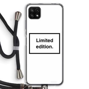CaseCompany Limited edition: Samsung Galaxy A22 5G Transparant Hoesje met koord