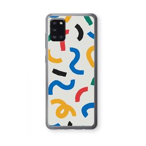 CaseCompany Illustratieve pop 2: Samsung Galaxy A31 Transparant Hoesje