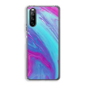 CaseCompany Zweverige regenboog: Sony Xperia 10 III Transparant Hoesje