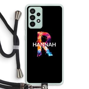 CaseCompany Abstract Spectrum: Samsung Galaxy A52s 5G Transparant Hoesje met koord