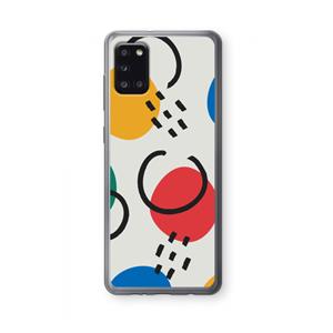 CaseCompany Illustratieve pop 3: Samsung Galaxy A31 Transparant Hoesje